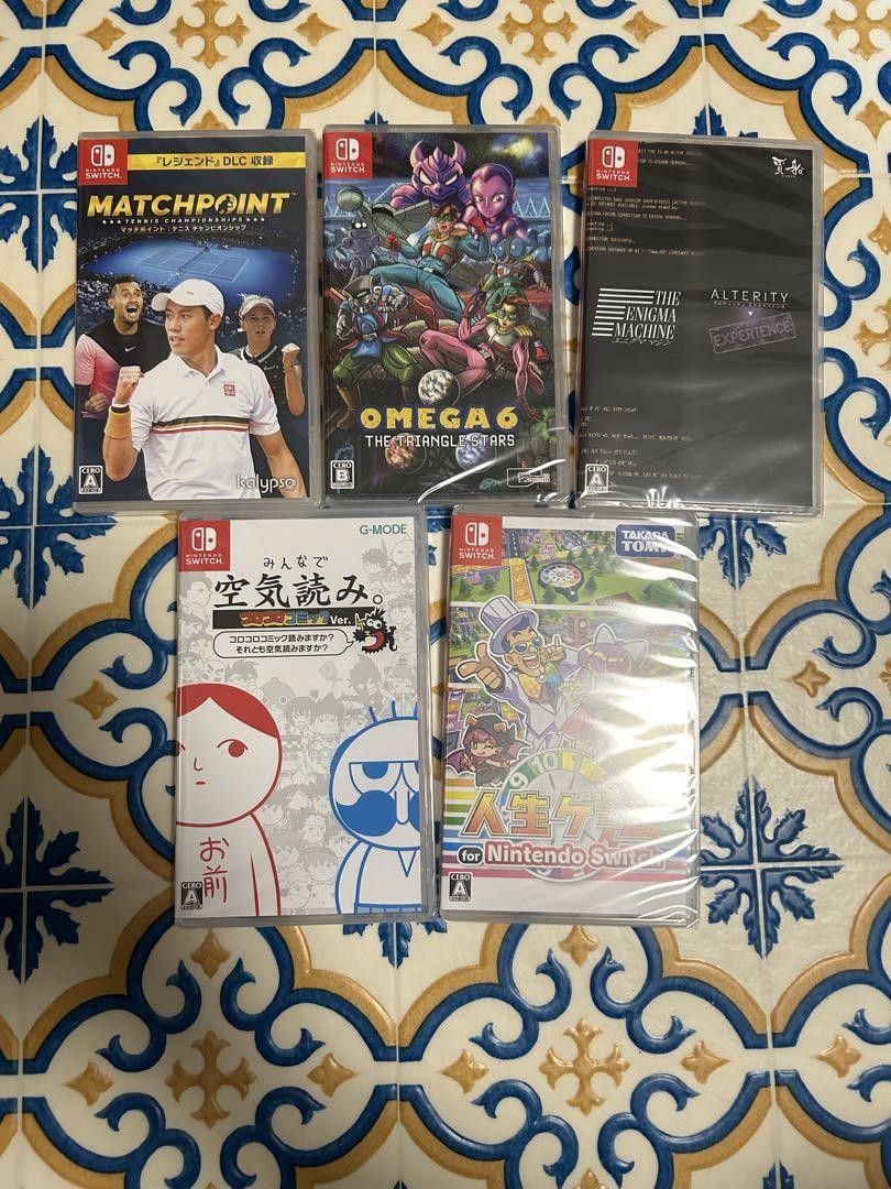 Y*o様 Nintendo Switchソフト5本セット New Switch games, 5 titles in a set from japan | eBay