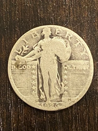 1926-S Standing Liberty Quarter Semi-Key Date Good Album Filler