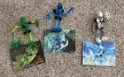 LEGO BIONICLE: Lewa (8535) + Gali (8533) + Kopaka (8536) without sword