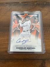 2025 Topps Update Chandler Simpson Baseball Stars Auto - Orange #/25