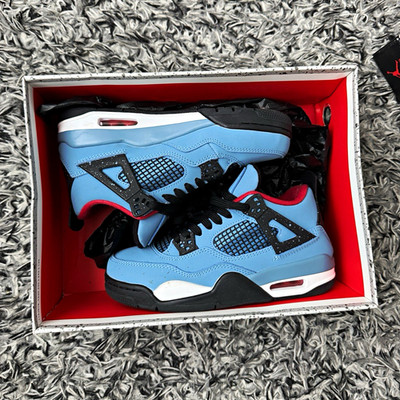 Jordan Air Jordan 4 Retro Travis Scott Cactus Jack Univ Blue/Black 308497-406
