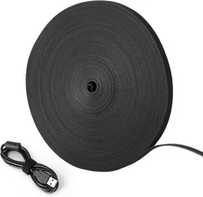 1/2In X 100Ft Hook and Loop Roll | Double-Sided Strips Self-Gripping Straps