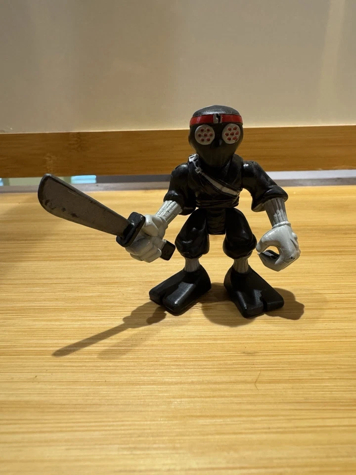 Imaginex Mixed Figure Lot Chewbacca, Foot Soldier, Dino Lizard Rider Foto 4 de 4