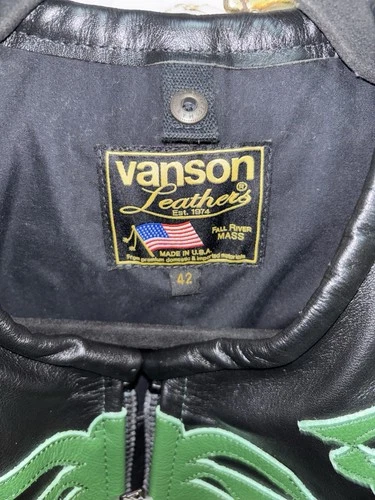 Vanson X 7uice Motorcycle Bones Jacket. (limited Edition) image 3