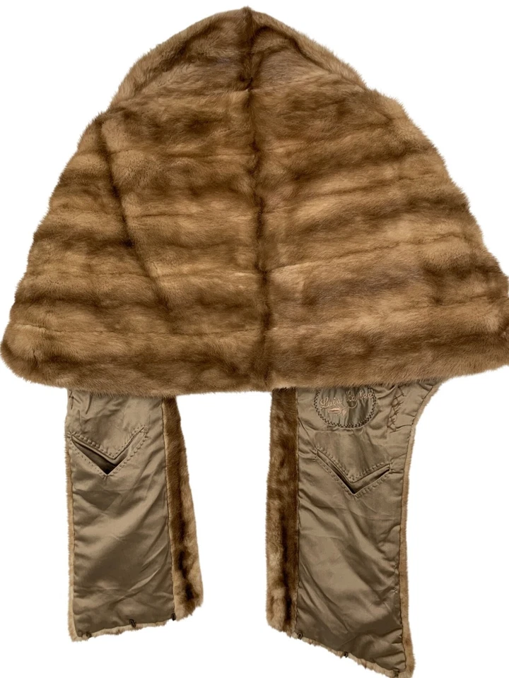 Винтажный норковый украденный светлый мех от Sheldon Fisher San Francisco RH10470 - Изображение 4 из 4