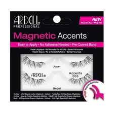 ARDELL Magnetic Lashes Accents Faux Eyelashes w/ Magnetic Applicator - 003 Black