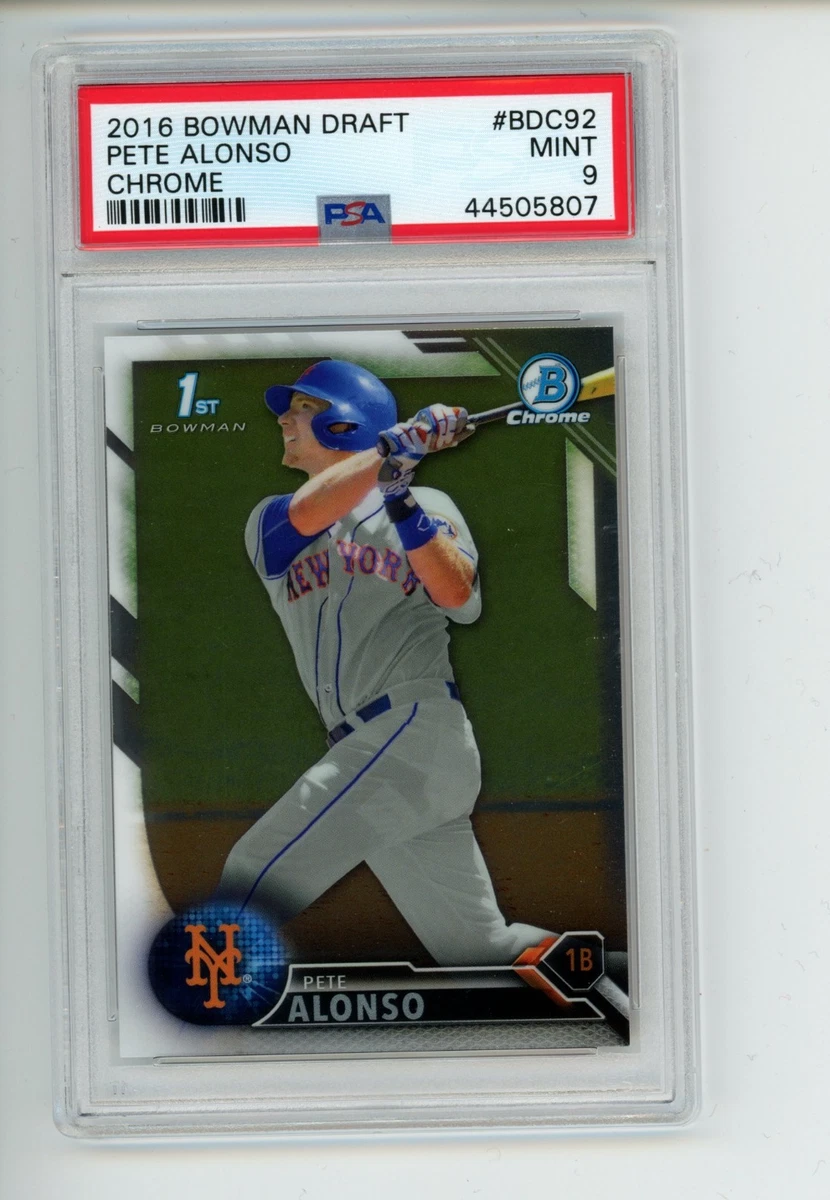 Bowman Pete Alonso Baseball 2016 Season Sports Trading Cards