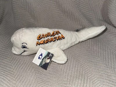 Georgia Aquarium White Beluga Whale Plush 9 