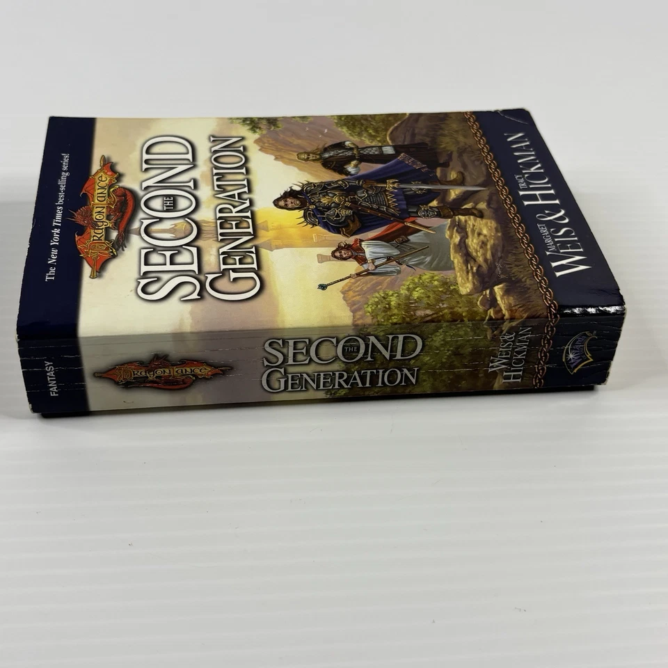 Dragonlance The Second Generation Paperback Book Margaret Weis Tracy Hickman - image 3 of 4