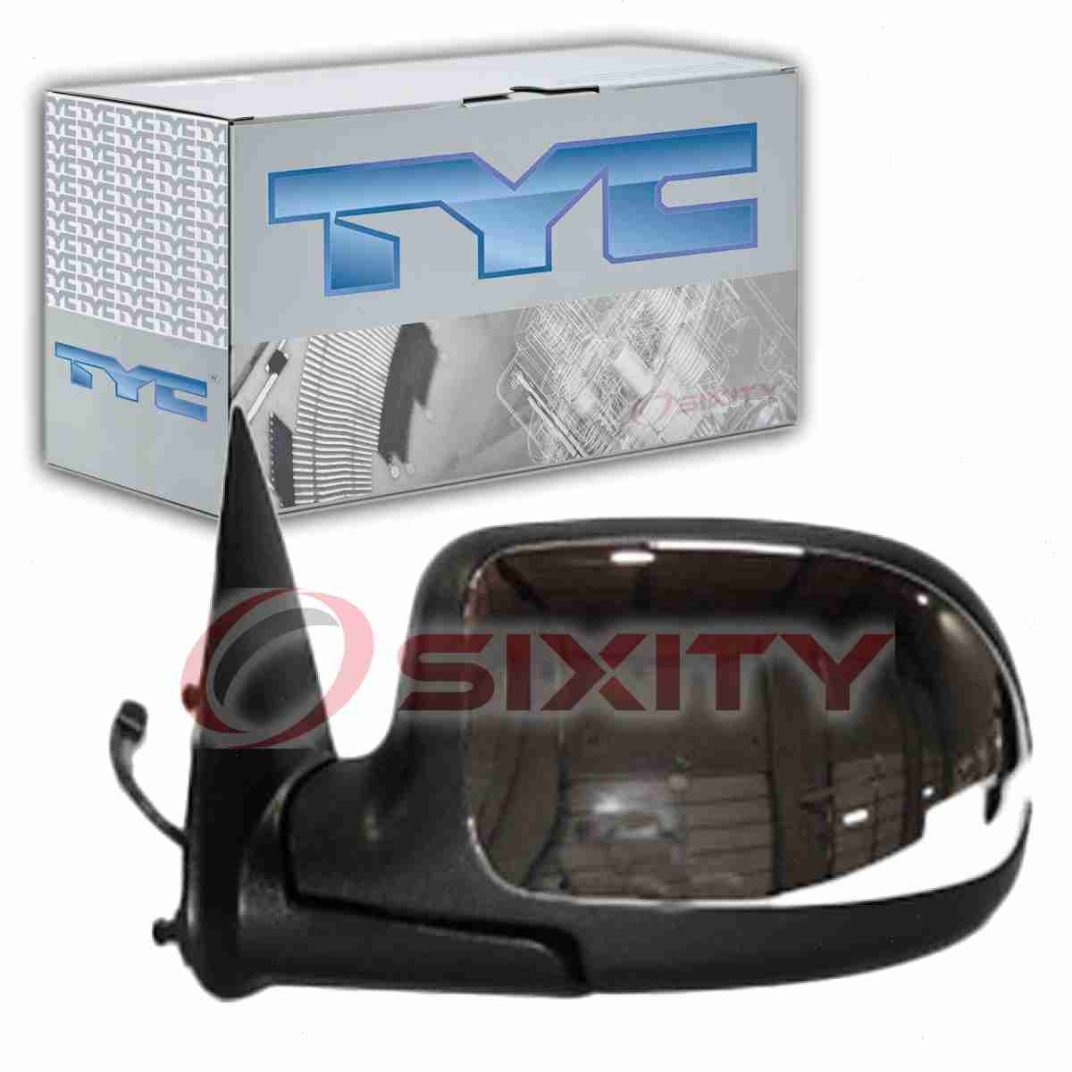 TYC Left Door Mirror for 1999-2000 GMC Sierra 2500 Body Mirrors  jx