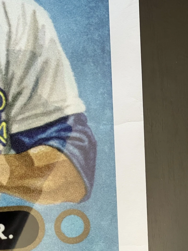 Ken Griffey Jr  “The Diamond King” 1993 Diamond Kings 1/1 Print By Perez - READ - Image 4 of 4