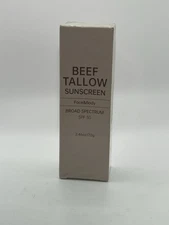 Beef Tallow Sunscreen  Face And Body SPF 30 2.46oz Exp2027