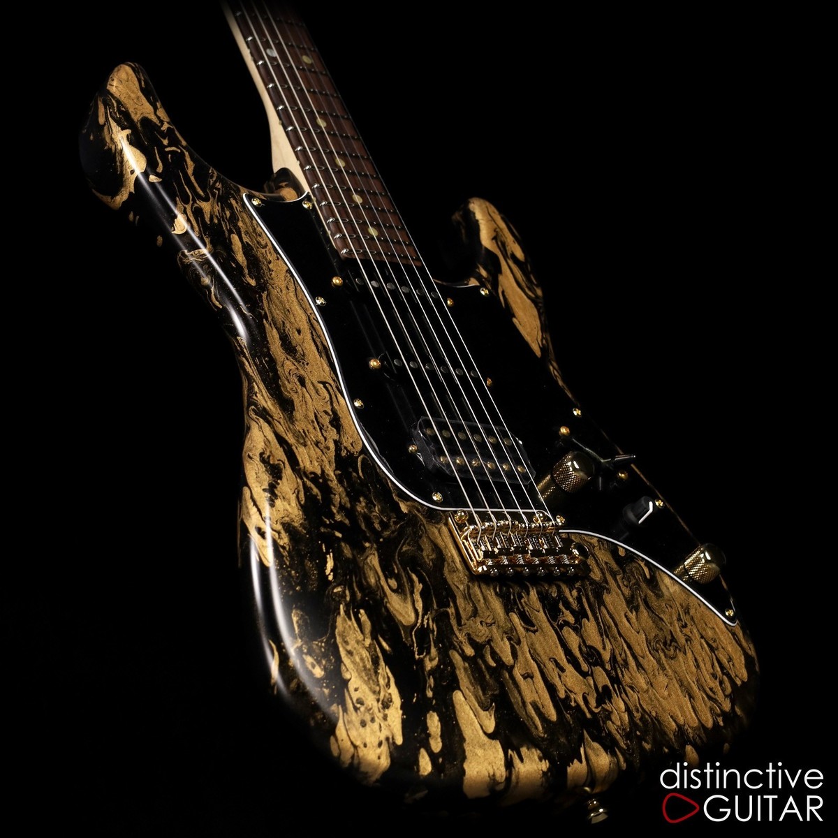 JAMES TYLER STUDIO ELITE HDX - BLACK GOLD SHMEAR W/ MIDBOOST