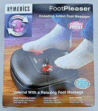 Homedics FP-300 Foot Pleaser Kneading Action Foot Massager w/Infrared Heat NEW
