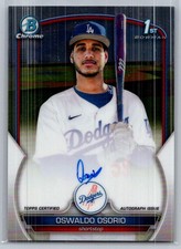 2023 Bowman Chrome #CPA-OO Oswaldo Osorio Prospect Autographs