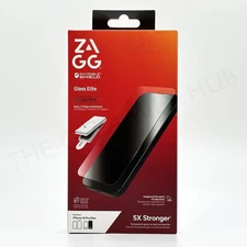 ZAGG Glass Elite PerfectFit Tempered Glass - iPhone 16 Pro / 16 Pro Max - NEW