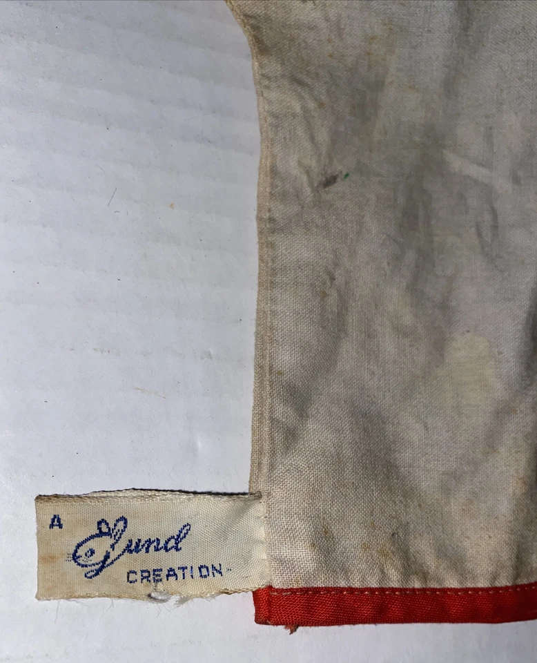 Necesita limpieza Raggedy Andy juguete de colección marioneta Gund Swedlin utilería Foto 4 de 4