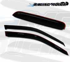 Out-channel Window 2mm Visors Rain Guard Sunroof 3pc Hond Crx 2 Door Coupe 88-91