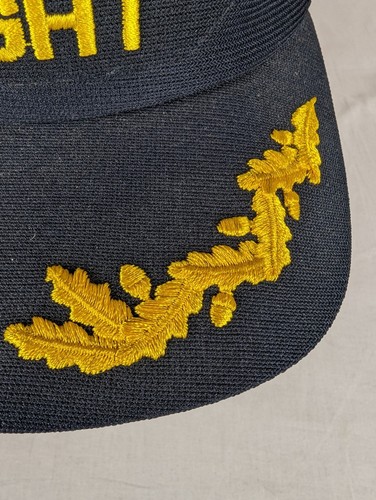 Sombrero a presión vintage Carrier Air Wing Eight oro negro oficial hojas de roble azul marino - Imagen 2 de 9