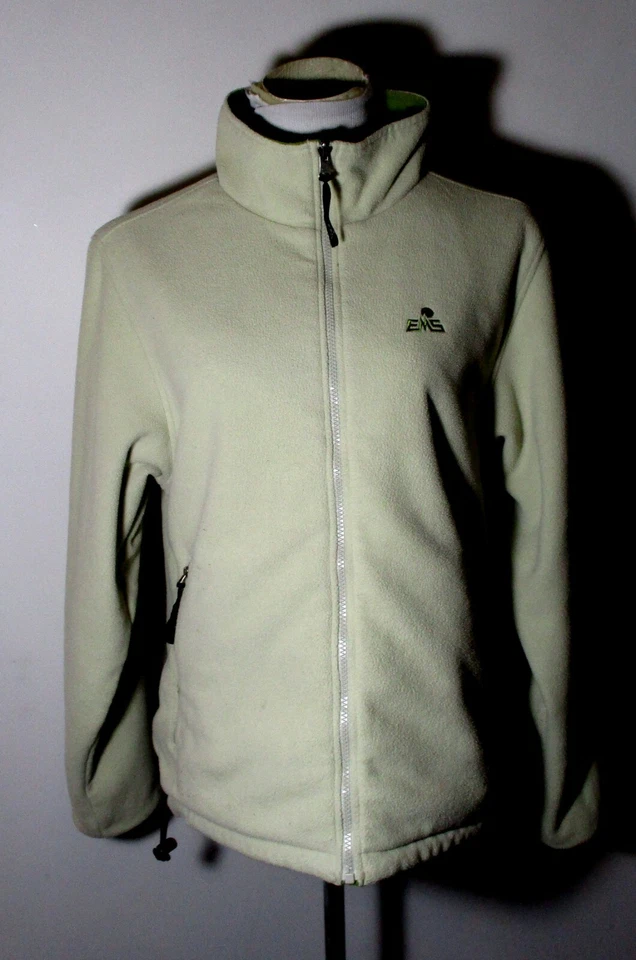 EASTERN MOUNTAIN SPORTS Green Full Zip Reversible Jacket Size L - Image 3 of 4