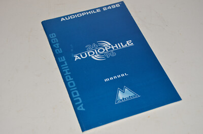 M Audio Audiophile 2496 Benutzerhandbuch Manual (englisch!)