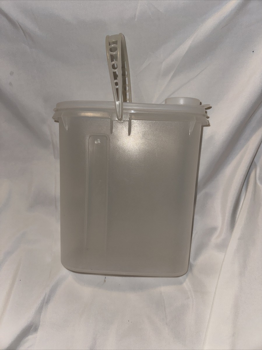 VTG Tupperware Food Drink Storage Container 587-7 w/Lid Cap