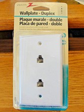 New Zenith Phone Wallplate-Double TW1002DW