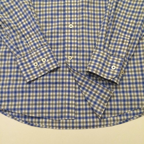 Southern Tide Coastal Passage Hemd kariert kariert blau grau Stretch Herren S - Bild 5 von 8