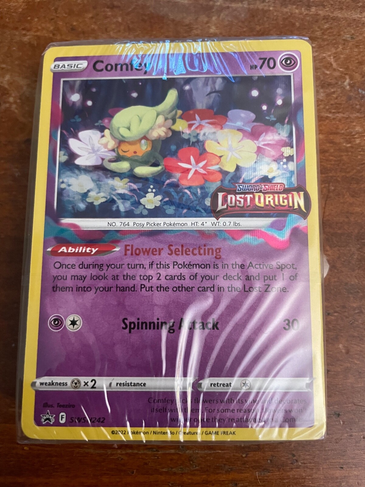 Pokemon TCG Comfey SWSH242 Lost Origin Build & Battle Promo Deck Sealed NEW