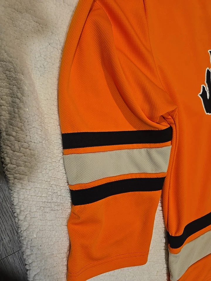 RARO - LIL UZI VERT - Jersey de hockey naranja - Talla L - Mercancía del Tour 2017 Foto 2 de 4