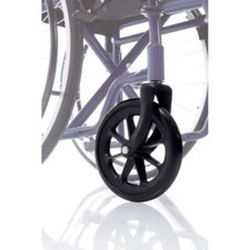 Ruota anteriore in PVC per carrozzina disabili diametro 20 cm marchio Moretti