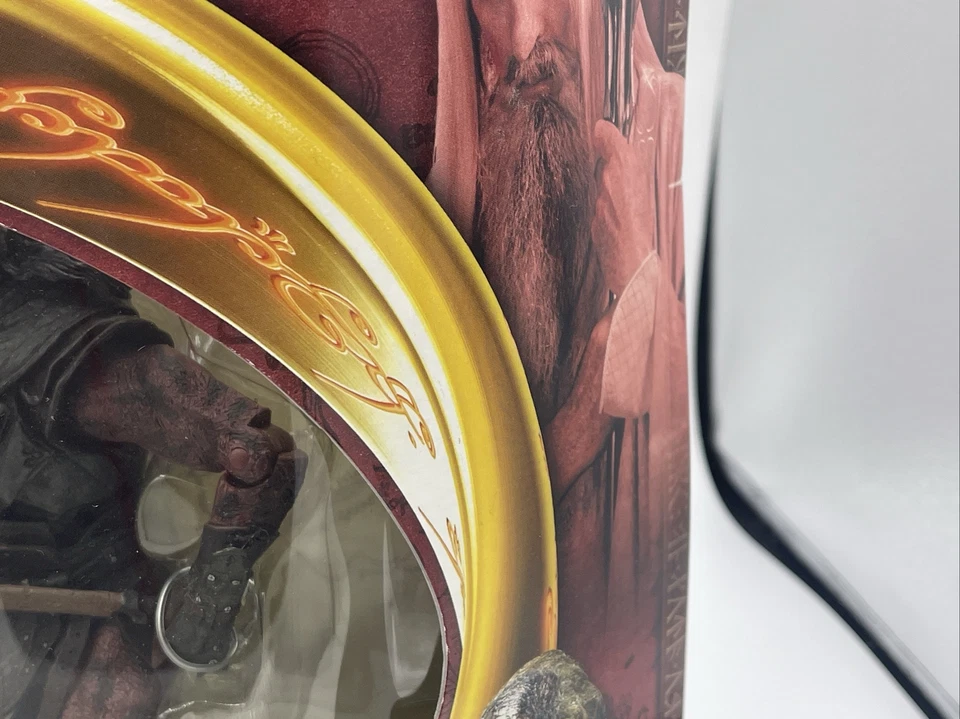 Paquete de figuras de El Señor de los Anillos LOTR Pippin y Ugluk sin usar, en caja 2002 dos torres Foto 4 de 4