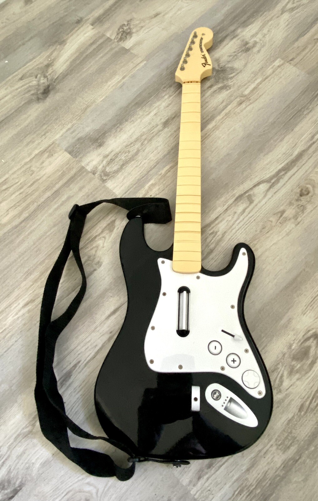 Nintendo Wii Rock Band Special Edition Bundle w Box Guitar Drums Dongle