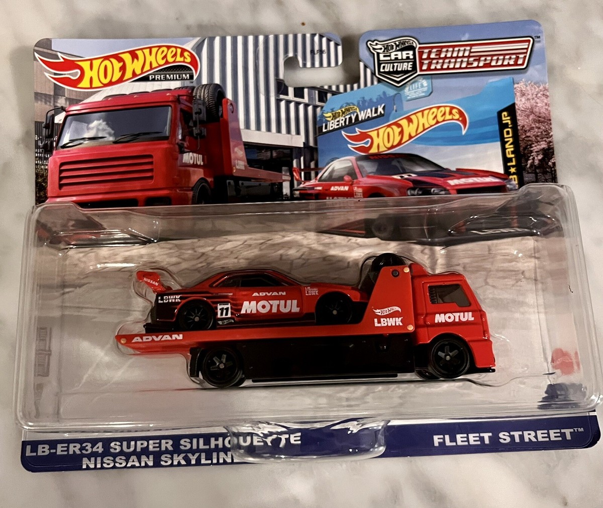 Hot Wheels LB-ER34 Super Silhouette Nissan Skyline Fleet Street