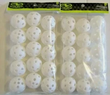 30 Athletic Works Practice plastic Golf Balls (2) 15 Packs --Bin 204