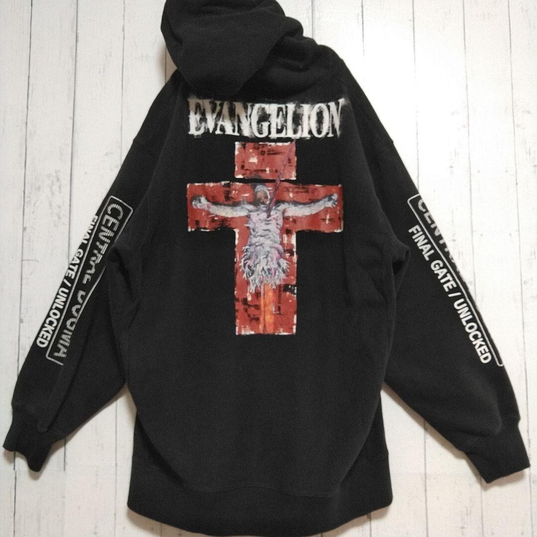 Glamb x Evangelion collaboration Lilith Hoodie NERV Black Size 4