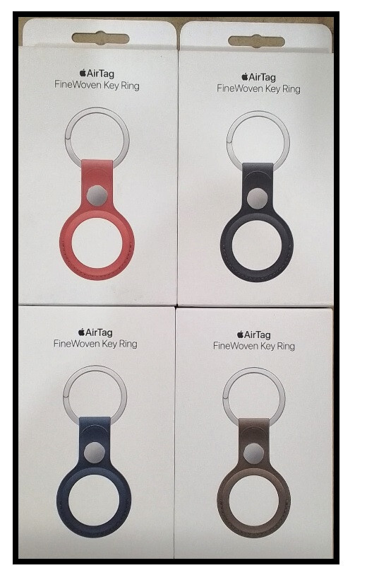 OEM Genuine Apple Finewoven Key Ring Holder For AirTag Air Tag