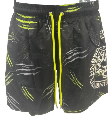 Costume Boxe Mare Piscina Uomo Philipp Plain Sport L XL XXL Nero Argento Tigre - Foto 3 di 17