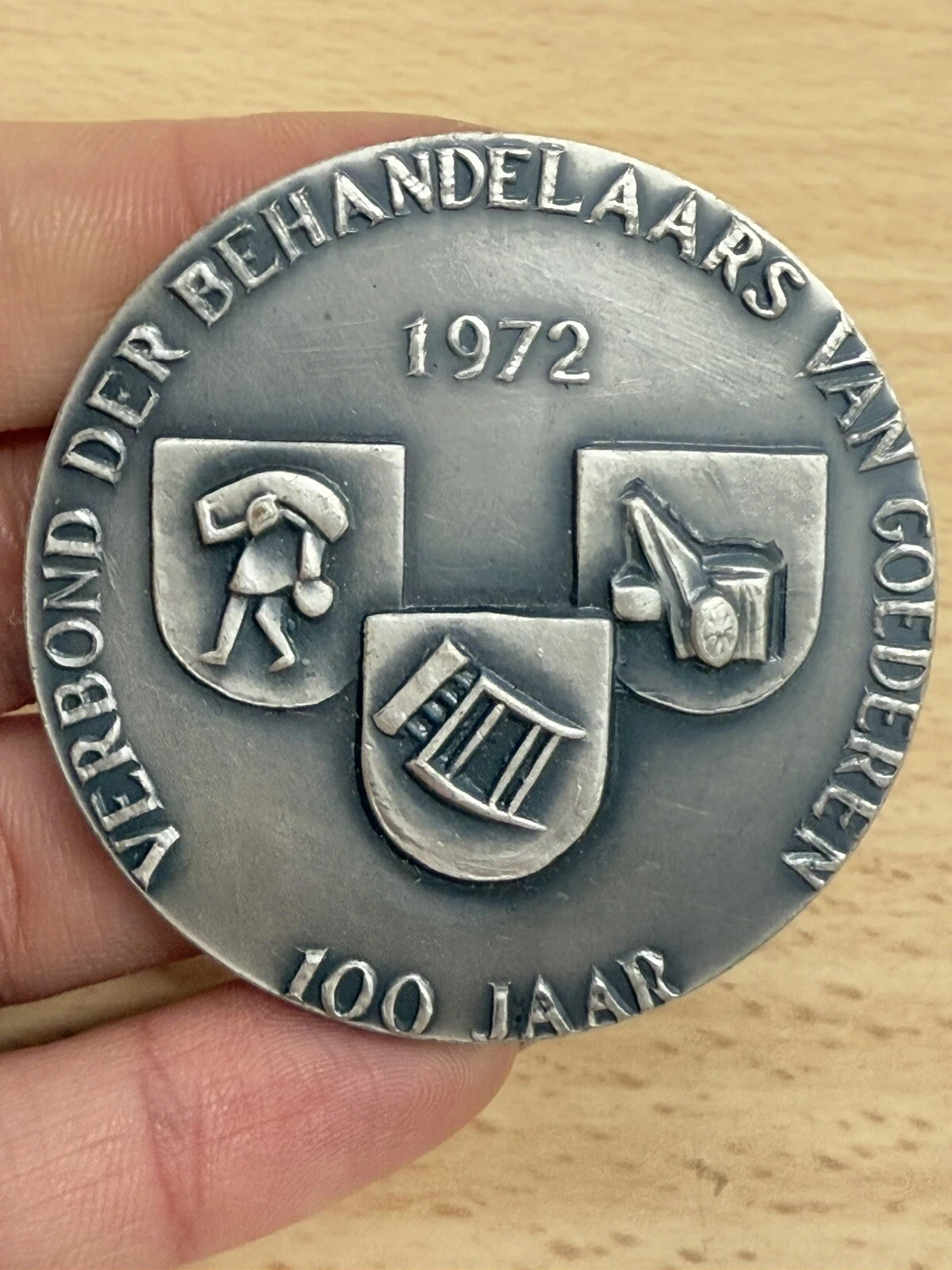 Médaille Verbond Der Behandelaars Van Goederen 1972 100 Jaar