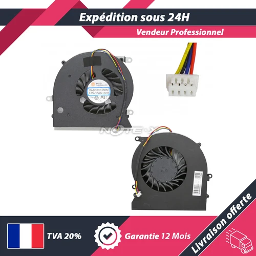 VENTILATEUR CPU FAN POUR MSI GT62VR 6RD-032FR GT62VR 6RD-049AU GT62VR 6RD-056ES