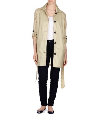 beige ladies mac