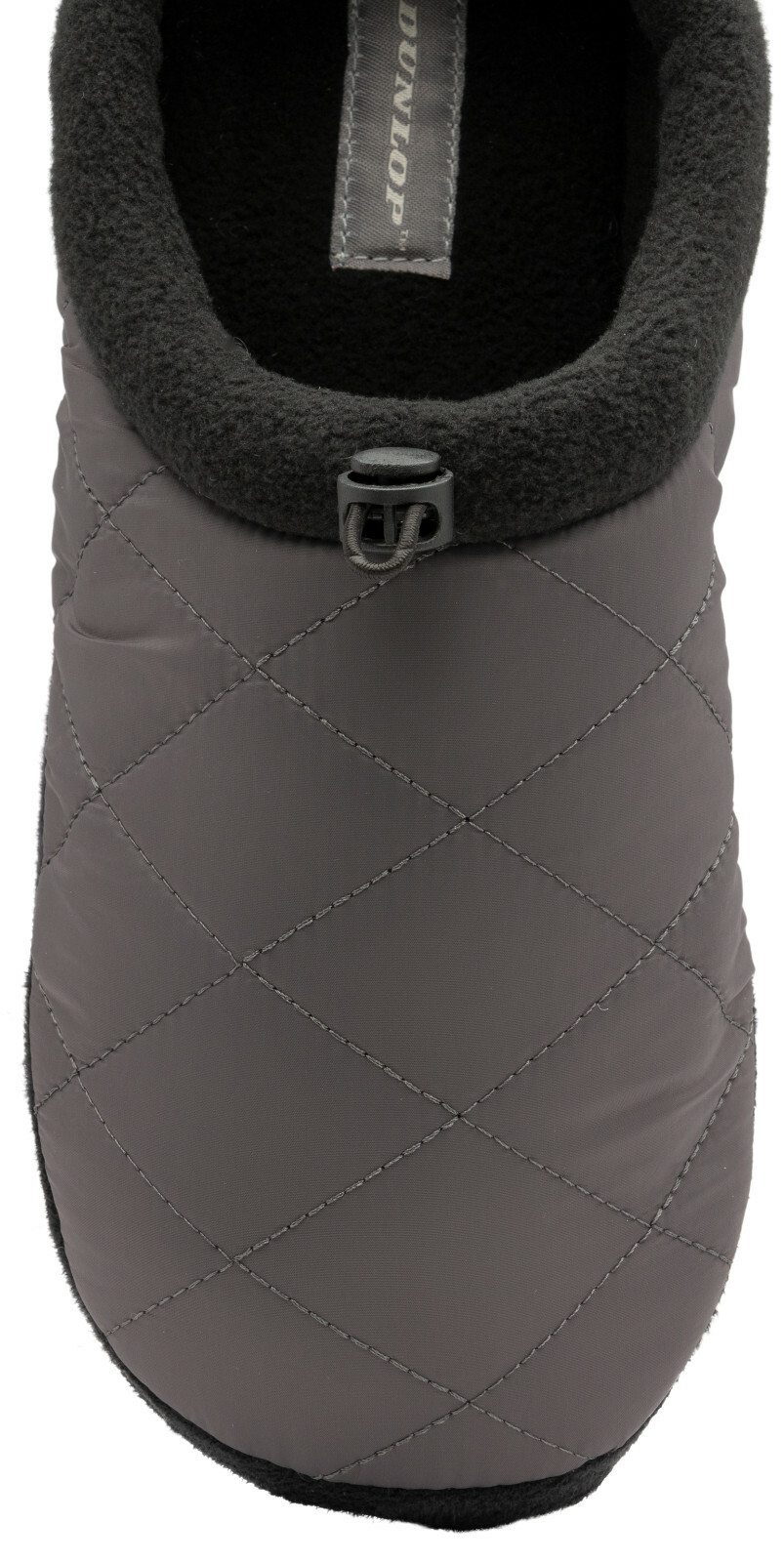 SAOLA Pantofole piumone uomo design britannico grigie calde trapuntate imbottite suola esterna mules