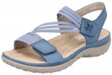 Rieker Damen Trekking Sandale Blau 64870-14 Sommer