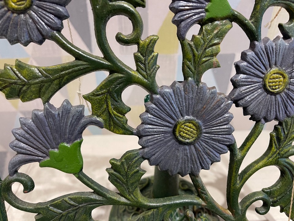 Vintage Cast Iron Book stand eBay