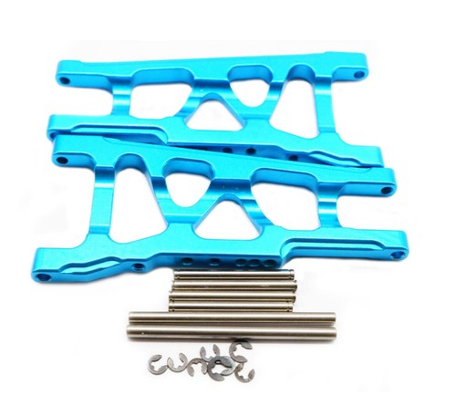 Aluminum metal Upgrade part Kit Fit For TRAXXAS SLASH 4x4 1/10 RC Car Truck Blue - Picture 42 of 66