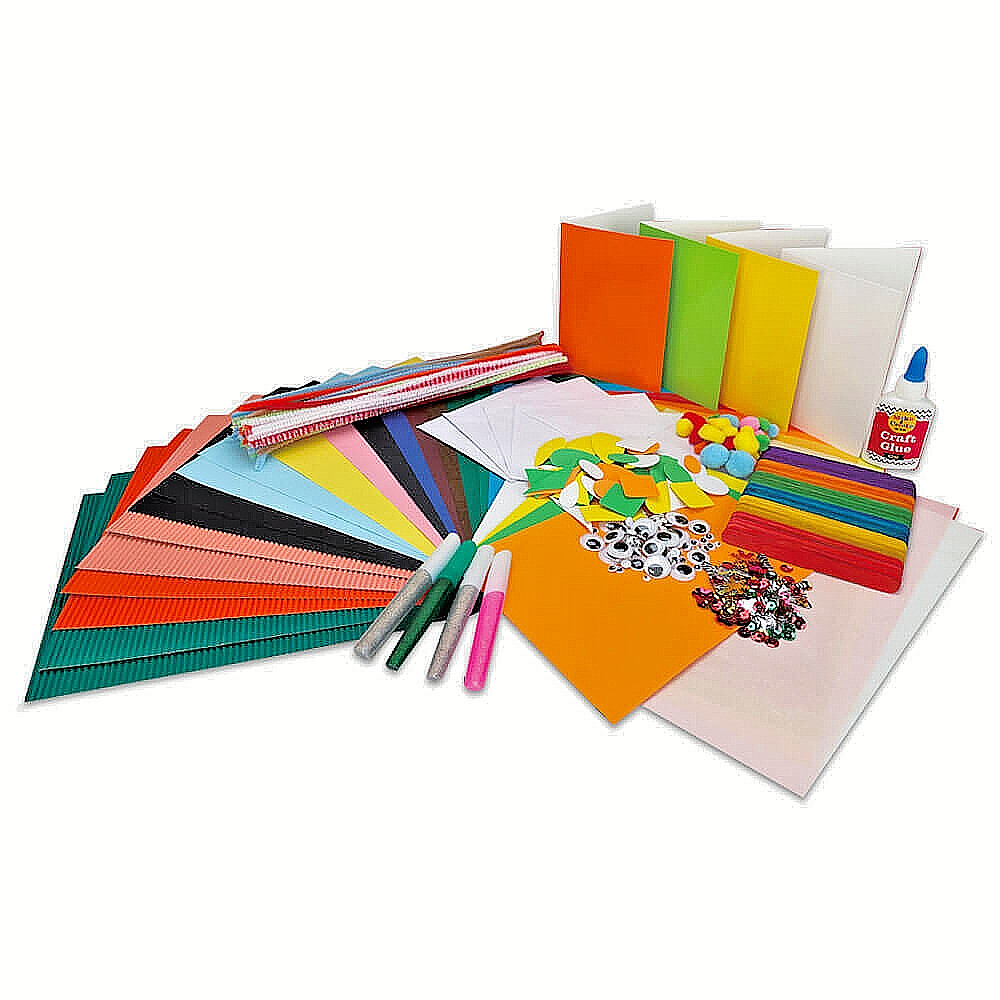 Jumbo Craft Supplies Collection Box for Kids Childern Activity Gift Half Term