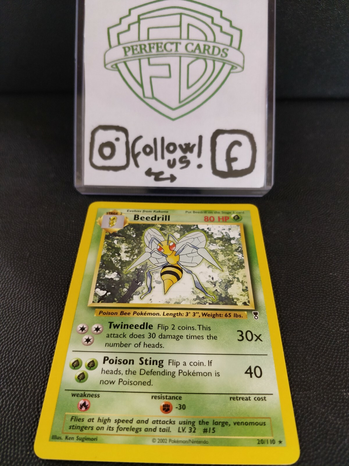 POKÉMON LEGENDARY BEEDRILL NONHOLO 20/110 NM