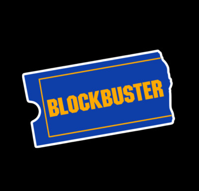 Blockbuster Sticker Decal