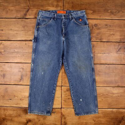 Vintage Wrangler Jeans Hose Trousers 36x30 Riggs Workwear Unisex Straight