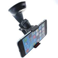 Dash Car Mount Windshield Holder Cradle Swivel Dock Suction for Cell Phones